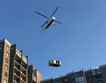 Pittsburgh Helicopter HVAC Lift
