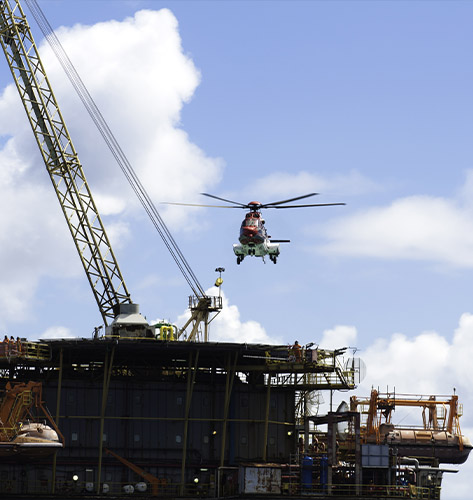 Pittsburgh Helicopter Oil Rig