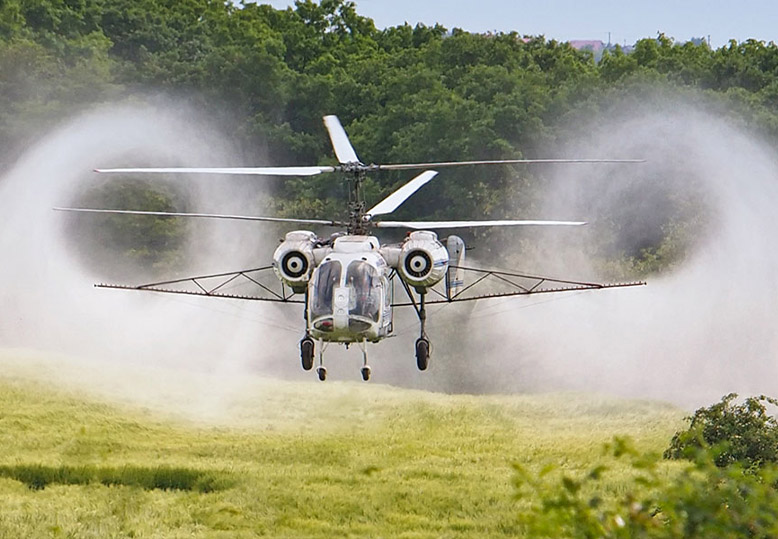 Pittsburgh Helicopter Seed Spreading