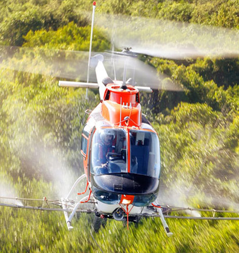 Pittsburgh Helicopter Wet and Dry Spreading